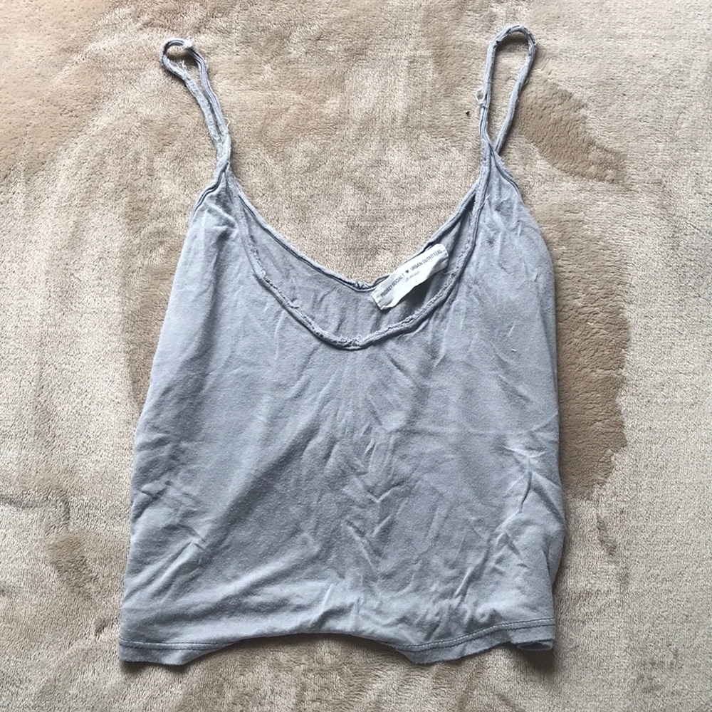 Urban Outfitters Gray crop tank